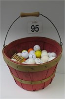 Basket Of Golf Balls