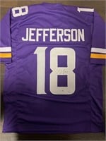 Vikings Justin Jefferson Signed Jersey with COA