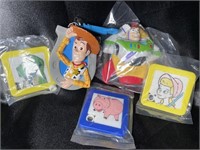 2 VTG Toy Story Treasure Keepers & 3 Slide Puzzles
