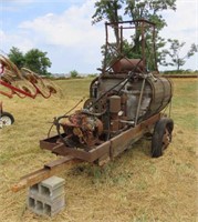 Wooden Tank Sprayer w/Hardie Pump