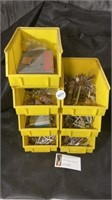 7 Stacking Storage Containers with Contents