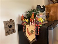 Chicken Decor on Refrigerator