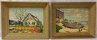 1950's Framed Paint by Number Paintings