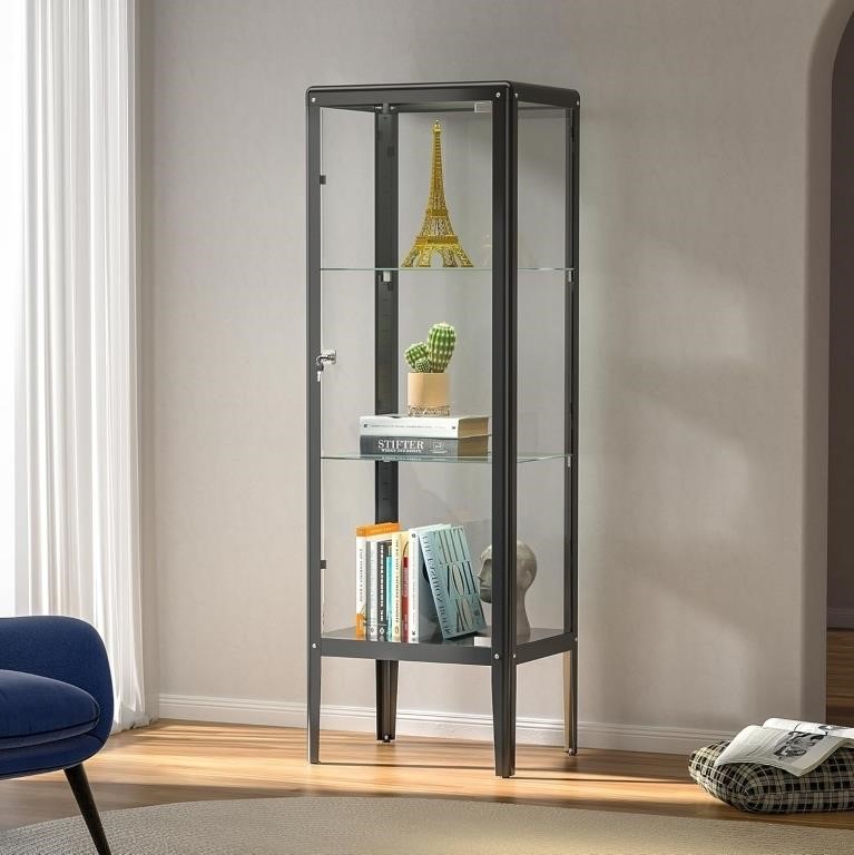 Ryoko Display Cabinet with Adjustable Shelves