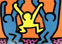 Keith Haring “ Pop Shop 1” Print On Paper