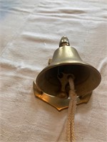Vintage Brass Anchor Bell Ring