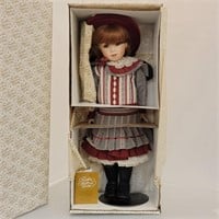 Vintage Franklin Heirloom Porcelain Doll