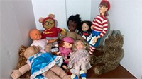 D4) Dolls: Cabbage Patch, Shindana, Fisher Price,