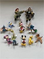 Lot of (11) Figures (Disney, Fire Fighters,