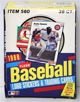 1988 Fleer Box Baseball Cards & Stickers