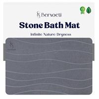 Stone Bath Mat, Diatomaceous Earth Bath Mat