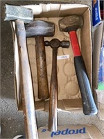 4 hammers/2 are brass