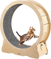 Cat Wheel for Large Cats (39.4 H  Wooden)