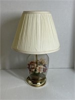 Lamp with Floral Arrangement