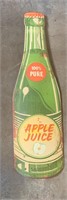 Vintage 100 % Apple Juice Sign