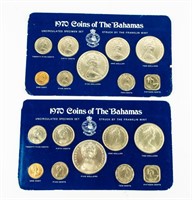 Coin 1970 Uncirculated Coin Sets(2) of The Bahamas