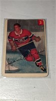 1954 55 Parkhurst Hockey Cards #3 Jean Beliveau