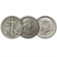 Starter Set $1.50 Face Value 90% Silver Halves