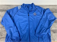Men’s Large Adidas Pabst Blue Ribbon track jacket