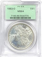 1883-O Morgan Silver Dollar MS-64