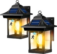 Ension Solar Outdoor Wall Lanterns, Wirelss Motion