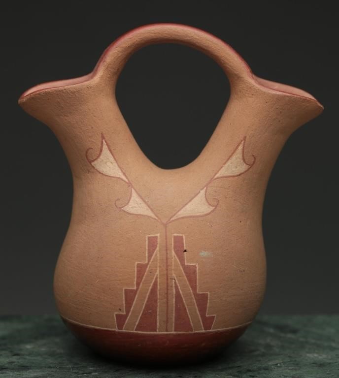 Jemez Pueblo Vintage Wedding Vase