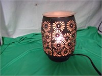 Large Metal & Glass Wax Warmer