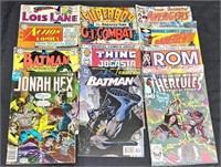 12 Comic Books 1960s-70s - Batman & Lois Lane +