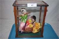 VINTAGE ASIAN DOLLS IN DISPLAY