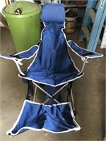 Foldable Camping Chair With Foot Rest