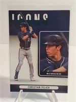 2022 Panini Absolute Icons Green Christian Yelich