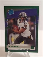 2020 Donruss Rated Rookie Press Proof Green J.K. D