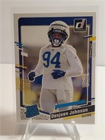 2023 Donruss Rated Rookie Desjuan Johnson Rookie C