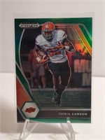 2021 Panini Prizm Draft Picks Green Chris Carson R