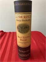 Bottle of Glen morangie Single Highland Malt