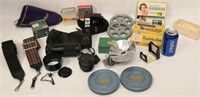 Camera Supplies & Lens Lot Many Vintage