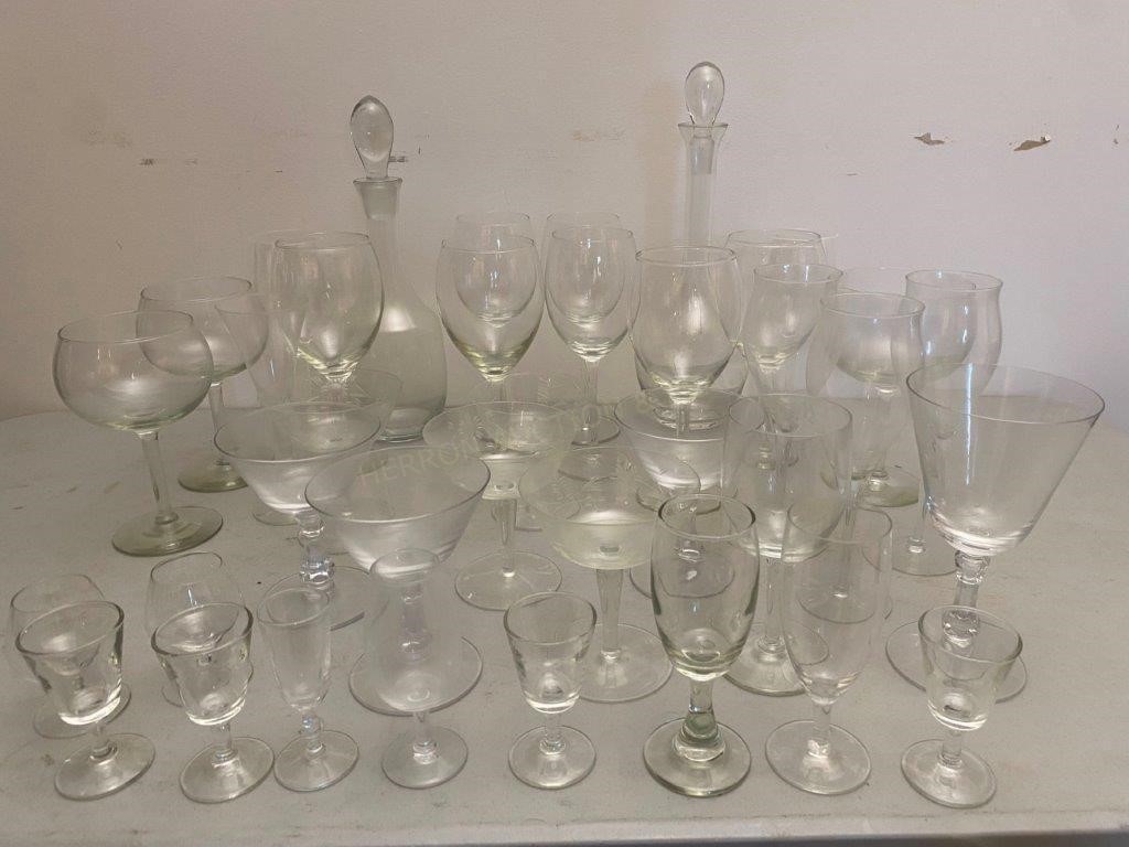 Decanters & Stemware Glasses
