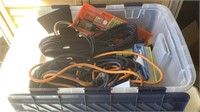 Storage Tote Full Of Miscellaneous