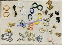 Lot of Costume Earrings