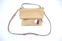NEW w Tags COACH Authentic Leather Fold Over Purse