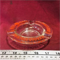 Red Ball Ale Glass Advertising Ashtray (Vintage)