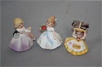 SELECTION OF BISQUE FIGURINES