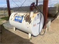 500 Gal Fuel Tank w/ Pump, Hose, & Nozzle