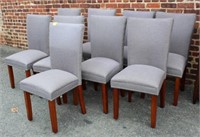 9pc Contemporary Chairs w/ nailhead trim