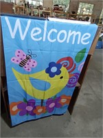 Outdoor Colorful Welcome Flag