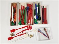 PLASTIC ADVERTISING SWIZZLE STICKS