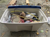 Nice Tub Full of Backyard Games, Tub of Fun!