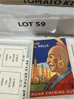 Advertising items and stamps