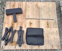 (AB) Lot of Car Tools: 2 Jacks, Lug Wrench