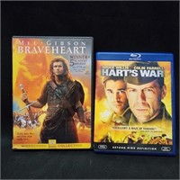DVD Braveheart and Hart's War